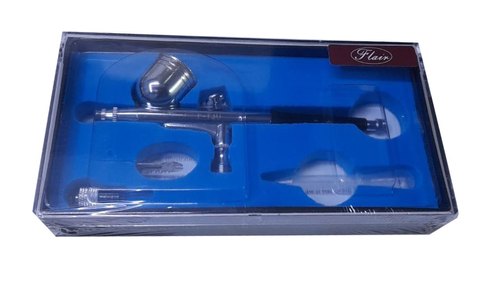 Flair Stainless Steel Multi Purpose Airbrush Kit, 7 - 8 (cfm), Model Name/Number: F-130