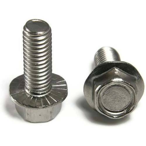 Mild Steel Hex With Washer Flange Bolts, Grade: 4.6, Size: 6mm To 10mm