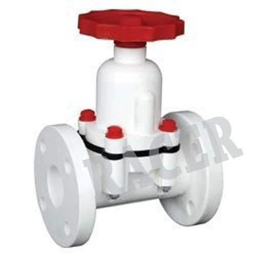 RACER Flanges Flange End Polypropylene Diaphragm Valve, Size: 15mm To 80mm