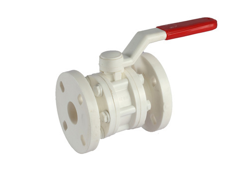 GURUKRUPA ENGINEERS Flanged End PP Ball Valve, Size: 15mm To 150mm