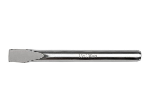 Cylindrical Mild Steel Flat Chisel, 12 inch