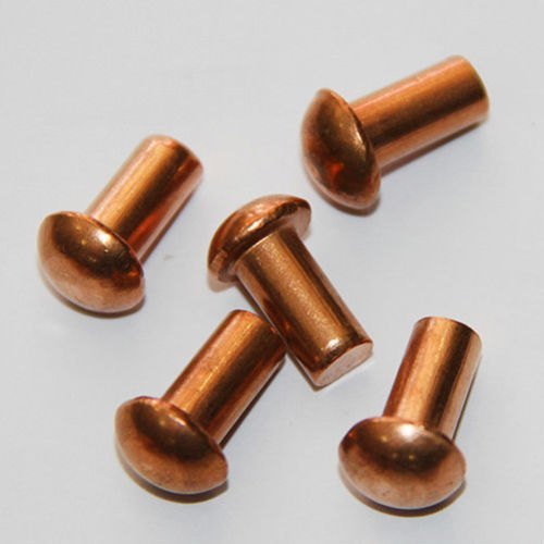 Round, Flat Flat Copper Rivet, Size: 2 Mm To 12 Mm (diameter)