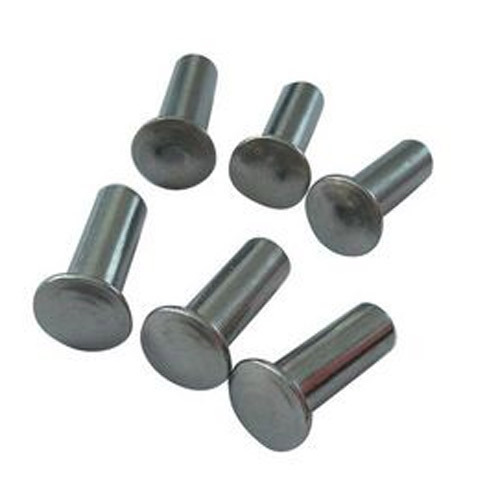 Mild Steel Polished Flat Head Rivets, 1 Inch