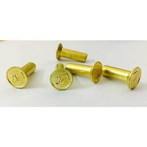 Flat Top Brass Rivets, Size: 1.5mm - 8 Mm