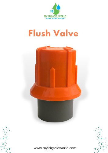 Plastic Low Pressure Flush Valve (Pack Of 5) Sizes - 40x50mm, 50x63mm, 63x75mm, For Irrigation, Size: 40-75mm