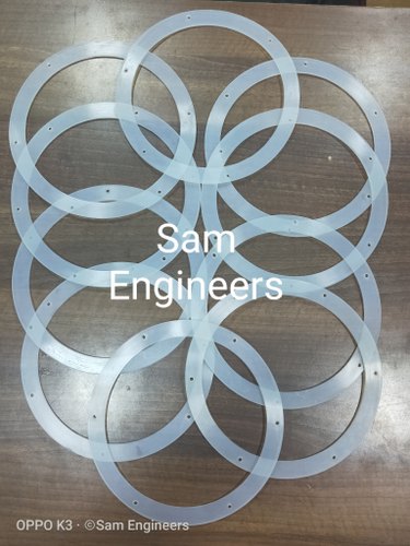 Samseals Round Food Grade Silicone Gasket, Thickness: 2-4 mm