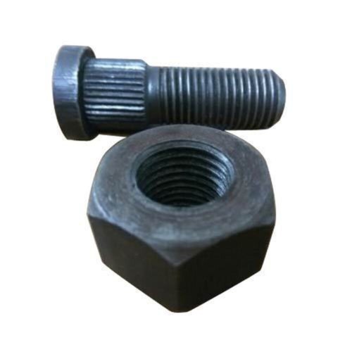 Half Threaded Forged Mild Steel Nut Bolt, For Hardware Fitting, Size: 4 Inch