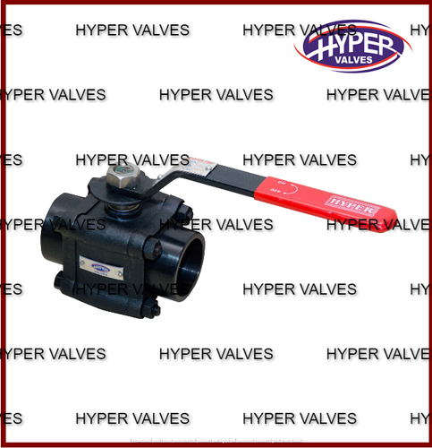 HYPER Forged Steel 3 Pieces Ball Valve, Size/Dimension: 1/2 ~ 2 (15mm To 50mm)