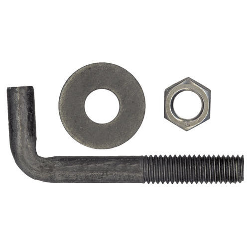 L Shape Foundation Bolts, Packaging Type: Packet