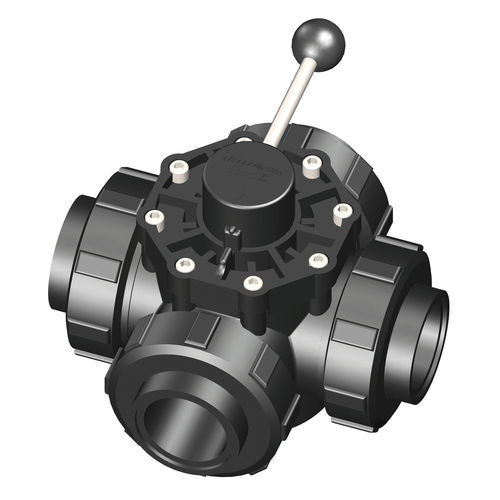 Fluidtech Four Way Ball Valve