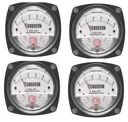 Front Mount Differential Pressure Gauge