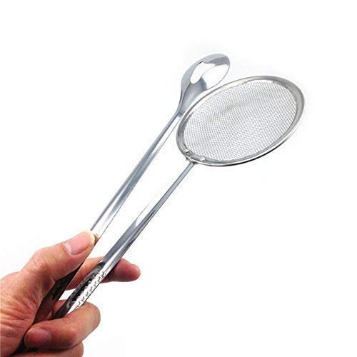 Frying Filter Spoon Food Oil Drainer Cooking Fryer Strainer