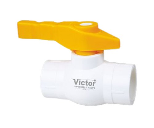 White Full Bore UPVC Ball Valves, Size: 1 Inch, Model Name/Number: U-3