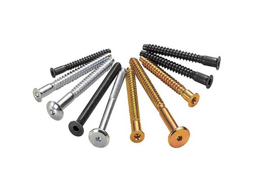 Silver Polished Furniture Screw, For Construction