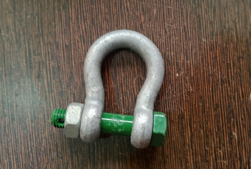 G 4161 Green PIN Bow Shackle With Safety Bolt Type