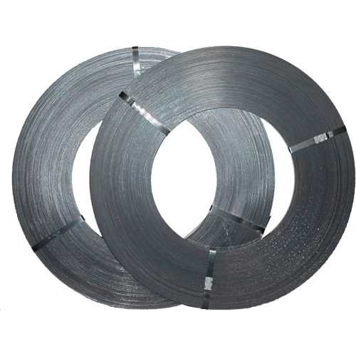 Plain Silver Steel Strapping Roll, Size: Up To 32 mm