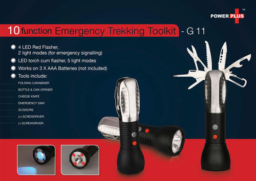 G11 - Power Plus Emergency Trekking Toolkit (9 Function)
