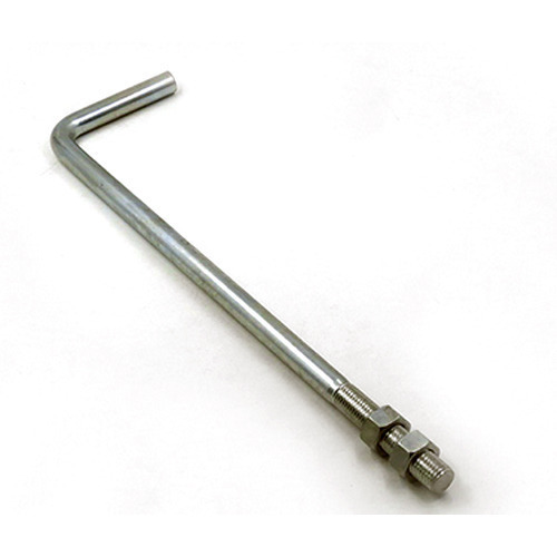 J Shaped HDGI MS Foundation Bolt, Size: M8