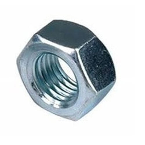 Hexagonal Galvanized Iron Nut, Size: M6