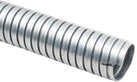 TF Round Galvanized Steel Flexible Pipe, Size: 1/2