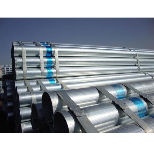 Round Galvanized Steel Pipe, For Construction, Thickness: 3 - 6 Mm