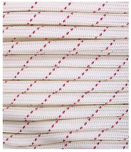White Polyamide Indian Static Rope For Climbing, Rappelling 8mm-10mm-12mm