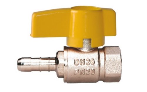 MATRIX Gas Valve Female Threaded, Size: 1/4, 3/8 & 1/2 Inch