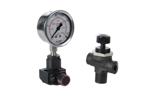 APPLE CAST IRON Gauge Isolator Valve, For Industrial