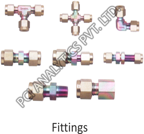 Copper Many Type Gas Chromatography Fittings