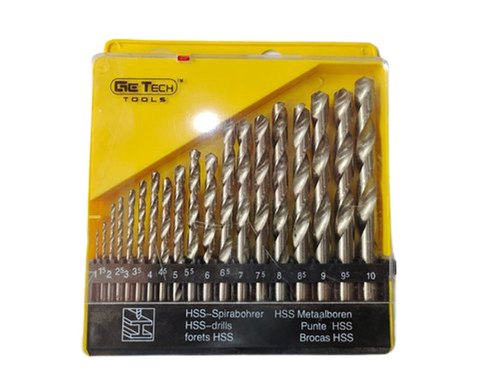 HSS Straight Shank Drill Bits Set, Drill Diameter: 1mm To 25mm