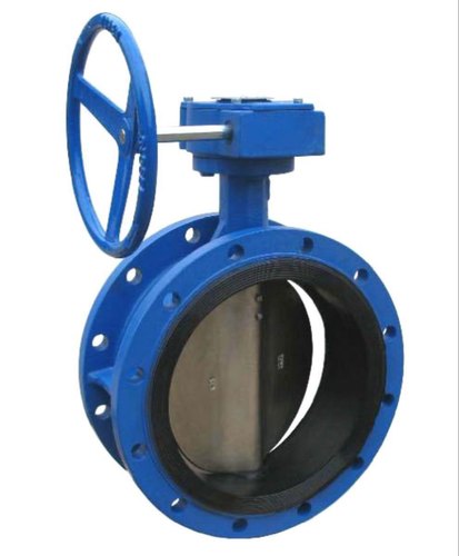 Gear Operated Butterfly Valve Double Flanged Centric Disc