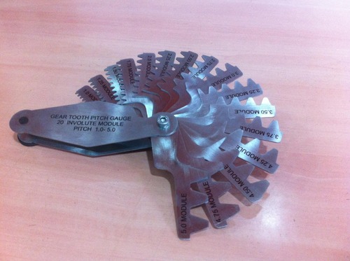TMI Stainless Steel Gear Pitch Gauge Templates, Size/Dimension: 45x56, Model Name/Number: Wrr5tqt