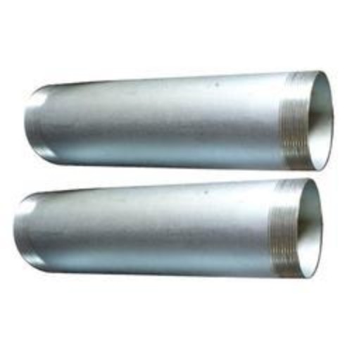 Galvanized Iron Threaded GI Barrel Nipple, For Plumbing Pipe, Size: 1/2 inch