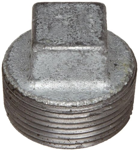 Round Galvanized Iron Plug, Size: 25 Mm