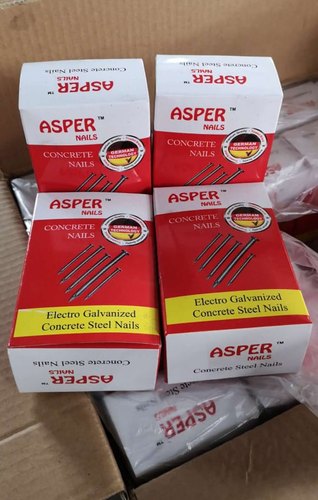 ASPER GI Concrete Nails, Material Grade: 45, for Construction