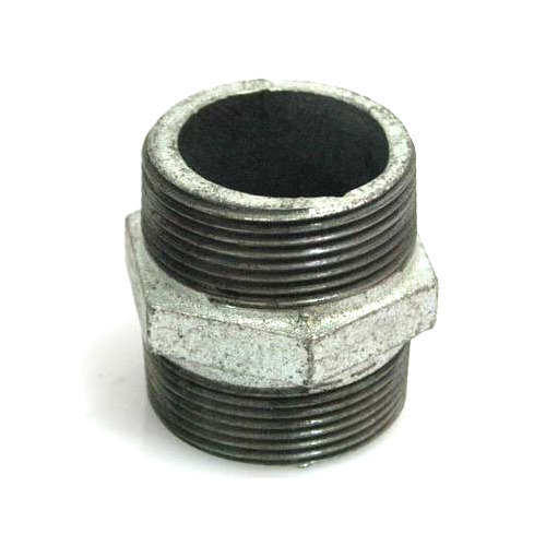 2 inch MS GI Hex Nipple, For Plumbing Pipe