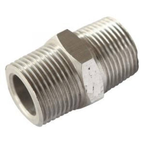 SS Buttweld GI Hex Nipple Screwed, For Gas Pipe, Size: 2 inch