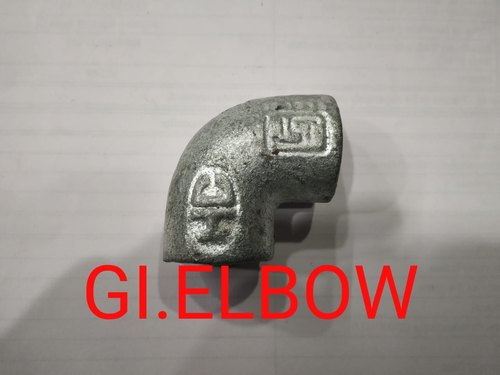 Galvanized Iron 90 Degree GI Reducing Elbow, Size/Dimension: 1/4 inch