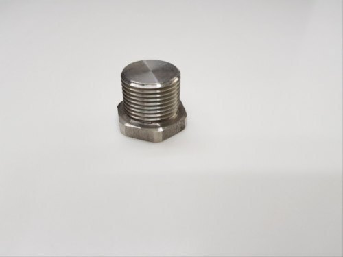 Silver Stainless Steel Stop Plug, Size: M18