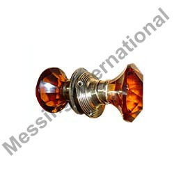 Glass Mortice Door Knobs Set