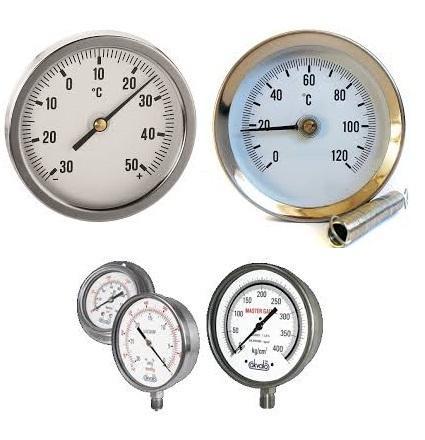 and etc SS gla temperature gauge, PG