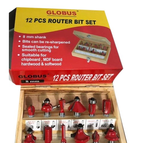 Globus 12 Piece Router Bit Set