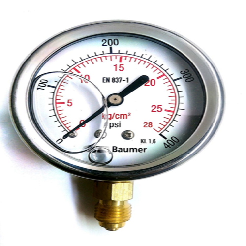 4 inch / 100 mm Glycerin filled Pressure Gauge