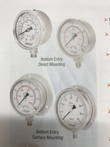 Glycerine Filled Pressure Gauges