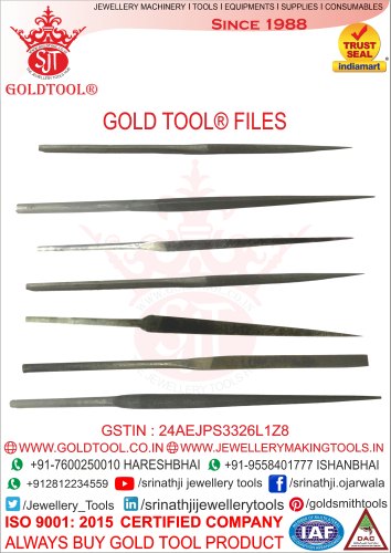 Iron TEMPERED STEEL Gold Tool Files, Model Name/Number: 15487