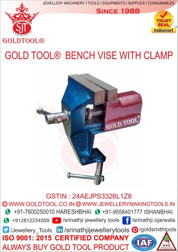 Mild Steel Gold Tools Baby Vice, Base Type: Fixed, Model Name/Number: 478122