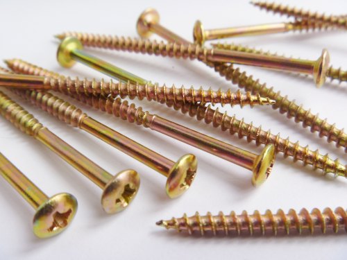 Gold Zinc Plated Screws