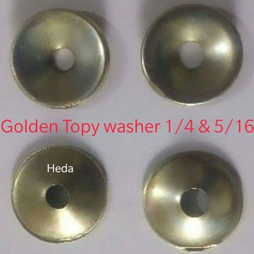 Electroplated Iron Cup Washer, Size: 1X4 and 5X16 mm