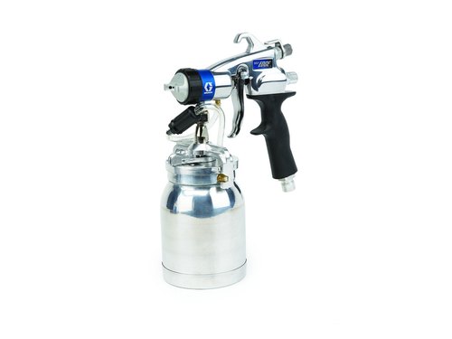 Stainless Steel Black Graco HVLP Spray Gun, 7 - 8 (cfm)