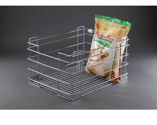 Peacock Grain Trolley Base Mounted Kitchen Basket